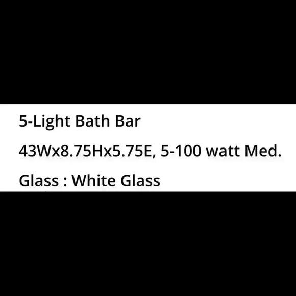 New Brushed Nickel 5 Light Fixtures - Picture 2 of 5